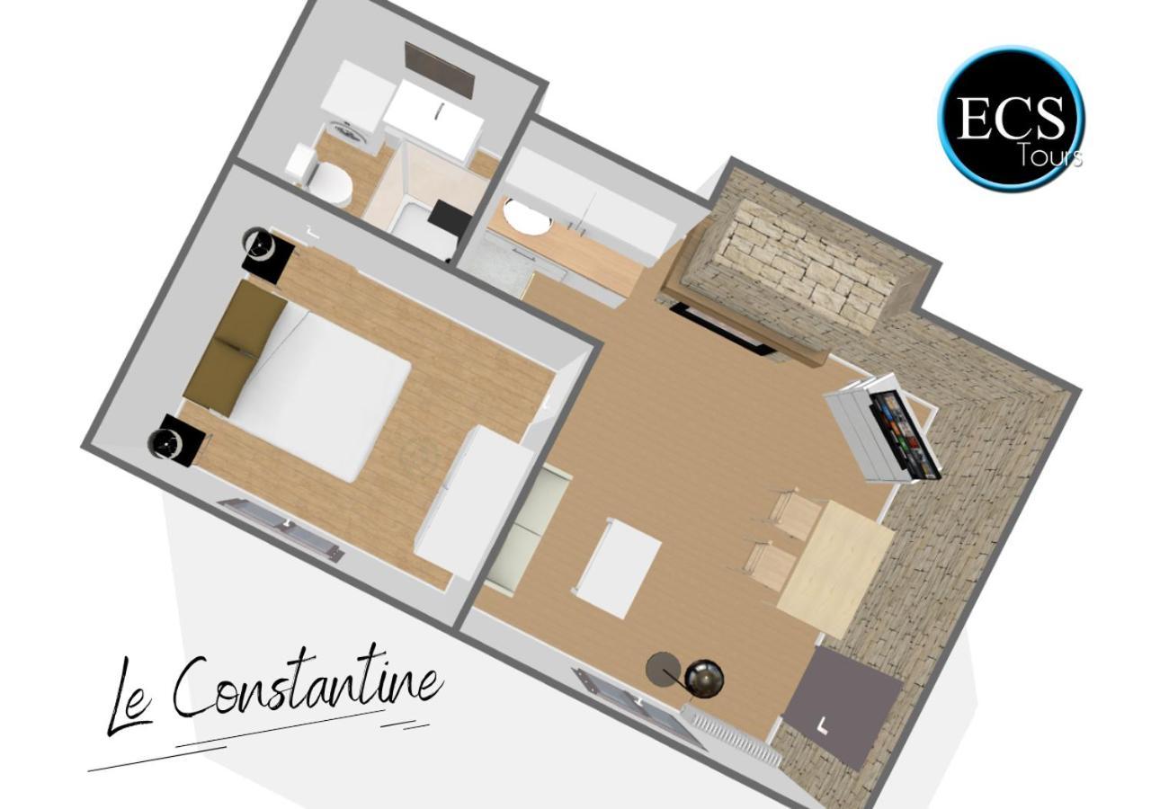 Appartement Le Constantine - Quartier Historique - Charme & Ancien à Tours Extérieur photo